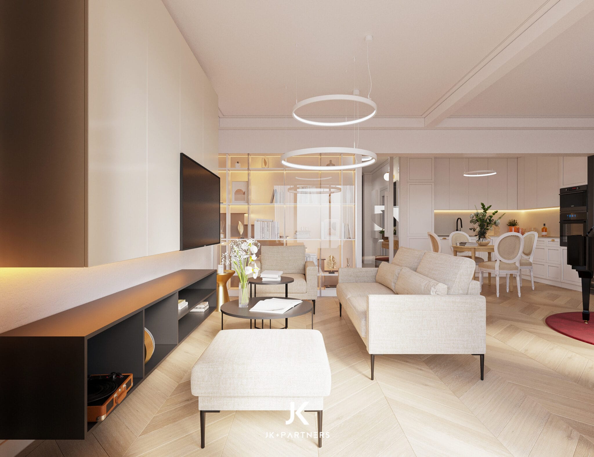 Wnętrze domu w stylu klasycznym — 111 m² w Zieleniewie pod Szczecinem